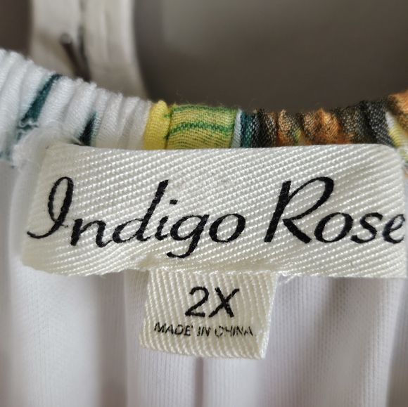 Euc Indigo Rise knee length dress (FF) - Picture 4 of 6